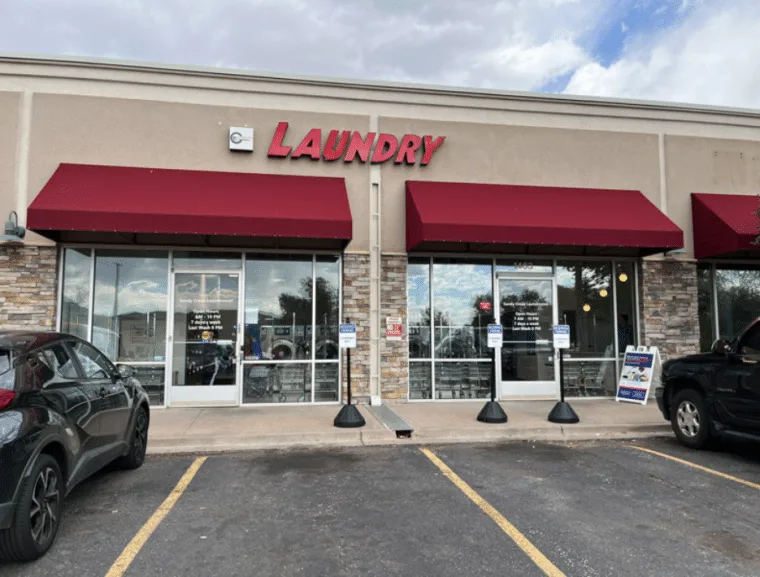 Sandy Creek Laundromat storefront on South Murray Blvd Colorado Springs